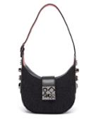 Christian Louboutin - Carasky Mini Monogram Shoulder Bag - Womens - Black