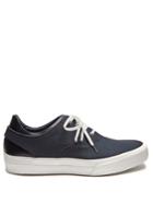 Oamc Deck Low-top Canvas And Leather Trainers