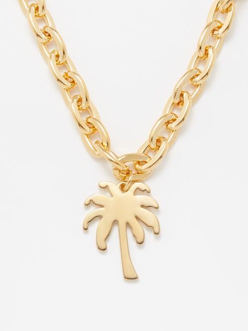 Joolz By Martha Calvo - Palma 14kt Gold-plated Necklace - Womens - Yellow Gold