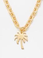 Joolz By Martha Calvo - Palma 14kt Gold-plated Necklace - Womens - Yellow Gold