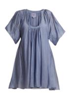 Thierry Colson Shanta Gathered Cotton-blend Dress