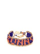 Matchesfashion.com Rosantica By Michela Panero - Sunny Beaded Bracelet - Womens - Navy