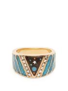 Matchesfashion.com Jacquie Aiche - Diamond, Opal & Yellow Gold Ring - Womens - Yellow Gold