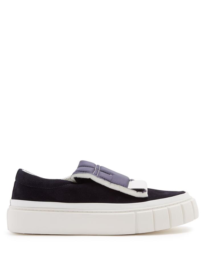Primury Curio Foam Slip-on Suede Trainers