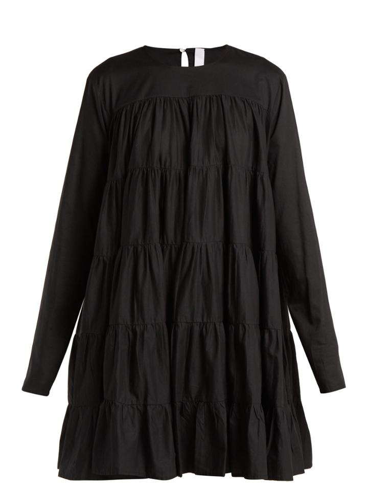 Merlette Soliman Tiered Cotton Mini Dress