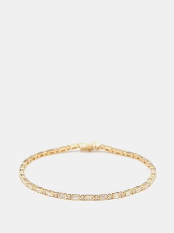 Sydney Evan - Eternity Diamond & 14kt Gold Bracelet - Mens - Gold Multi