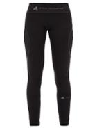 Matchesfashion.com Adidas By Stella Mccartney - Performance Essentials Mesh-panel Leggings - Womens - Black