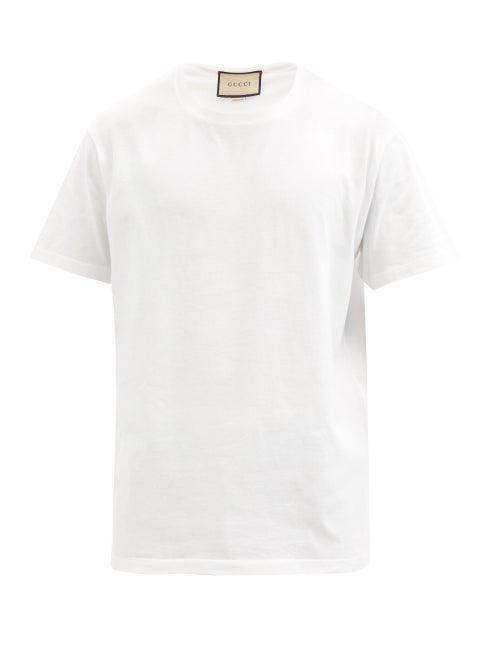 Gucci - Love Parade Print Cotton-jersey T-shirt - Mens - Cream