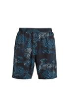 Matchesfashion.com Newline - Imotion Geometric Print Performance Shorts - Mens - Blue Multi