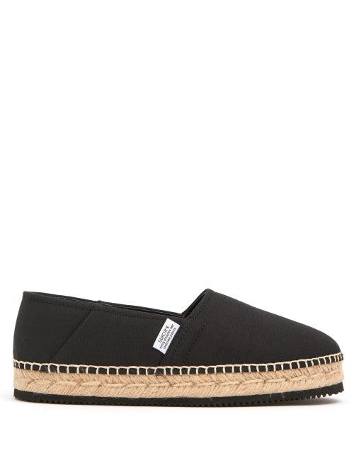 Matchesfashion.com Suicoke - Jass Canvas Espadrilles - Womens - Black