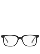 Matchesfashion.com Bottega Veneta - Square Acetate Glasses - Mens - Black