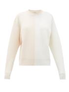 Matchesfashion.com Vaara - Eliza Bi Colour Wool Sweater - Womens - Pink White