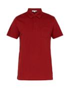 Matchesfashion.com Sunspel - Riviera Cotton Piqu Polo Shirt - Mens - Red