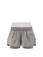 Matchesfashion.com Adidas By Stella Mccartney - Truepurpose Stretch-jersey Running Shorts - Womens - Grey