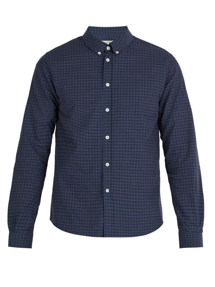 Éditions M.r Checked Cotton Oxford Shirt