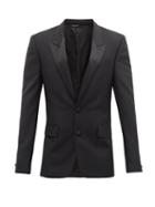 Matchesfashion.com Givenchy - Single-breasted Wool And Mohair Tuxedo Suit - Mens - Black