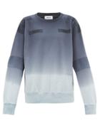 Matchesfashion.com Ambush - Gradient Cotton-jersey Sweatshirt - Mens - Blue