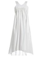 Teija Smocked Cotton-poplin Dress