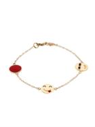 Alison Lou Enamel & Yellow-gold I'm A Flirt Bracelet