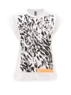 Matchesfashion.com Adidas By Stella Mccartney - Graphic Leopard Print Cotton Blend Vest - Womens - White