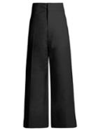 Jacquemus High-rise Wide-leg Wool Cropped Trousers