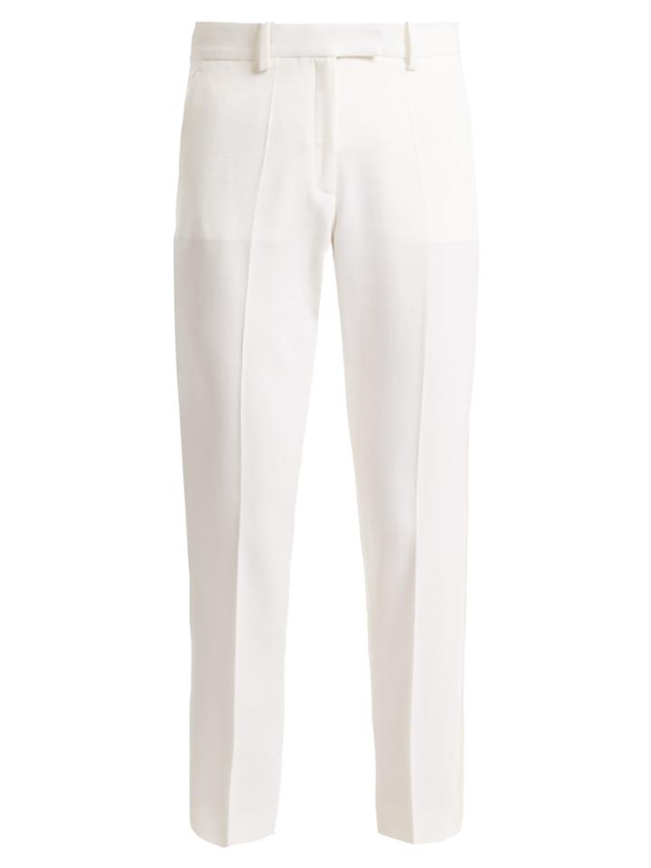 Racil Aries Slim-leg Wool Cropped Trousers