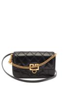 Matchesfashion.com Givenchy - Gv3 Mini Leather Cross Body Bag - Womens - Black