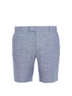 Frescobol Carioca Slim-leg Linen-blend Shorts