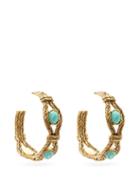 Matchesfashion.com Aurlie Bidermann - Mizuhiki Cabochon And Gold-plated Earrings - Womens - Gold