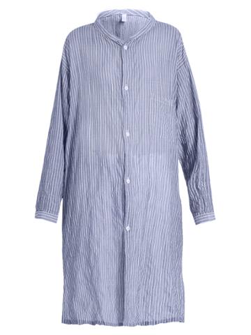 Y's By Yohji Yamamoto Striped Oversized Shirt