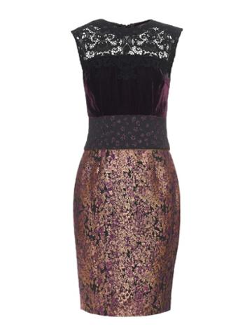 Sophie Theallet Velvet Metallic Dress
