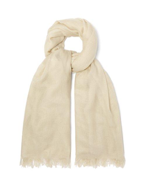 Matchesfashion.com Weekend Max Mara - Sorbona Scarf - Womens - Ivory