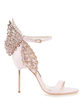 Sophia Webster Evangeline Glitter Angel-wing Sandals