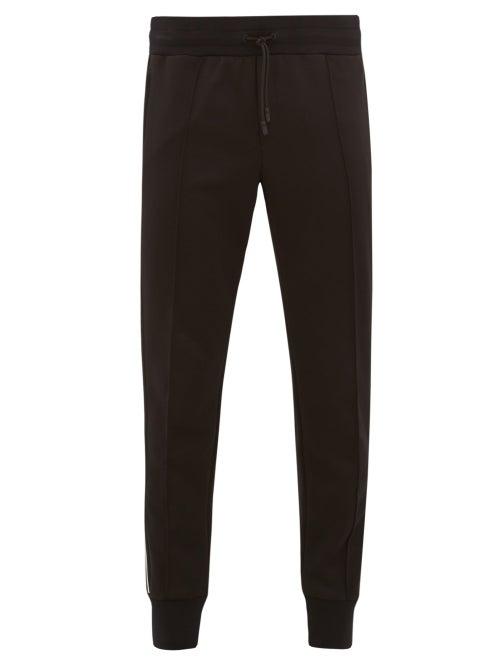Matchesfashion.com Dolce & Gabbana - Side-stripe Jersey Track Pants - Mens - Black