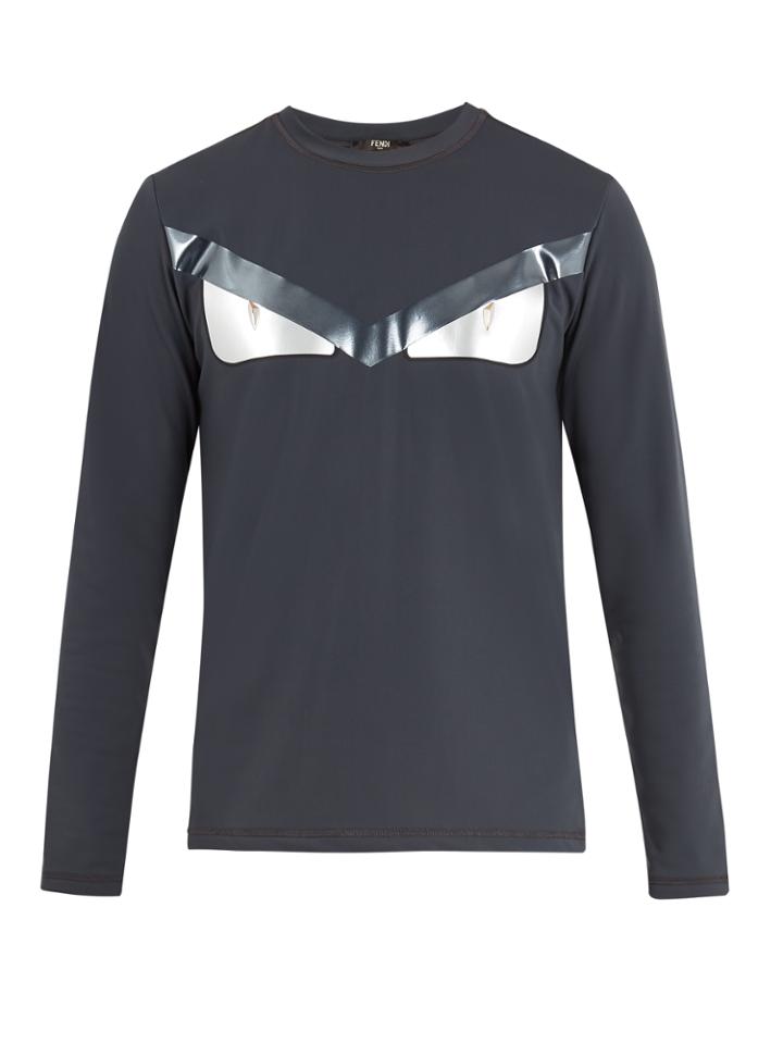 Fendi Bag Bugs-print Jersey Sweatshirt