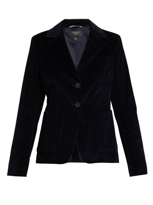 Matchesfashion.com Weekend Max Mara - Zigano Jacket - Womens - Navy