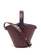 Matchesfashion.com Nico Giani - Nelia Mini Leather Bucket Bag - Womens - Burgundy Multi