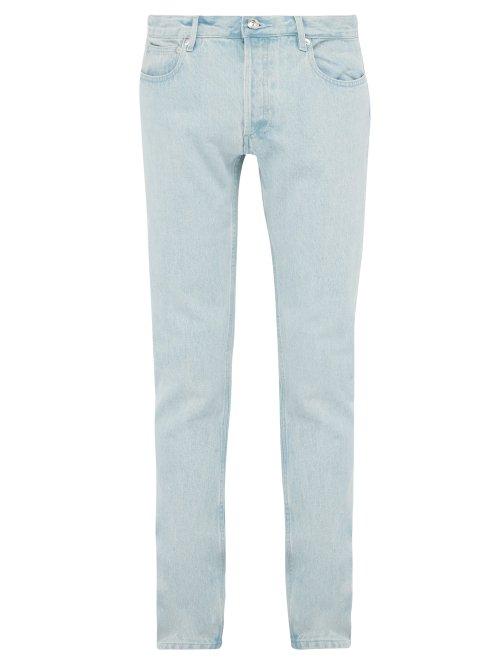 Matchesfashion.com A.p.c. - Petit Standard Slim Leg Jeans - Mens - Light Blue