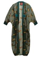 F.r.s - For Restless Sleepers Icelos Dragonfly Fil-coup Silk-blend Sheer Coat