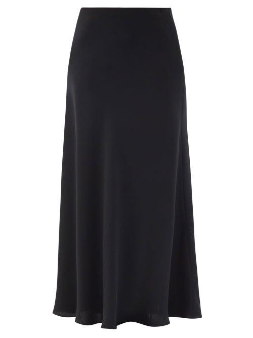 The Row - Kaddu High-rise Cady Maxi Skirt - Womens - Black