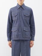 Sasquatchfabrix. - Bush Four-pocket Denim Shirt - Mens - Navy