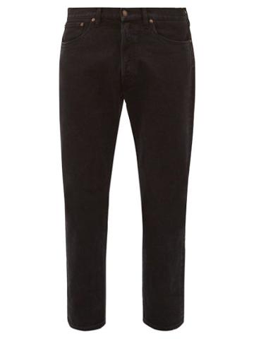 Matchesfashion.com Jeanerica Jeans & Co. - Classic Cotton Blend Jeans - Mens - Black