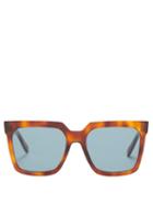 Matchesfashion.com Celine Eyewear - Square Acetate Sunglasses - Womens - Tortoiseshell