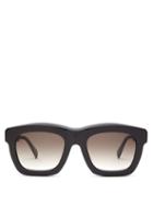 Matchesfashion.com Kuboraum - Square Acetate Sunglasses - Mens - Black