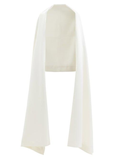 Emilia Wickstead - Rissa Faille Shawl - Womens - Ivory