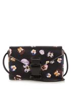 Christopher Kane Devine Ditsy Pansy Large Leather Cross-body Bag