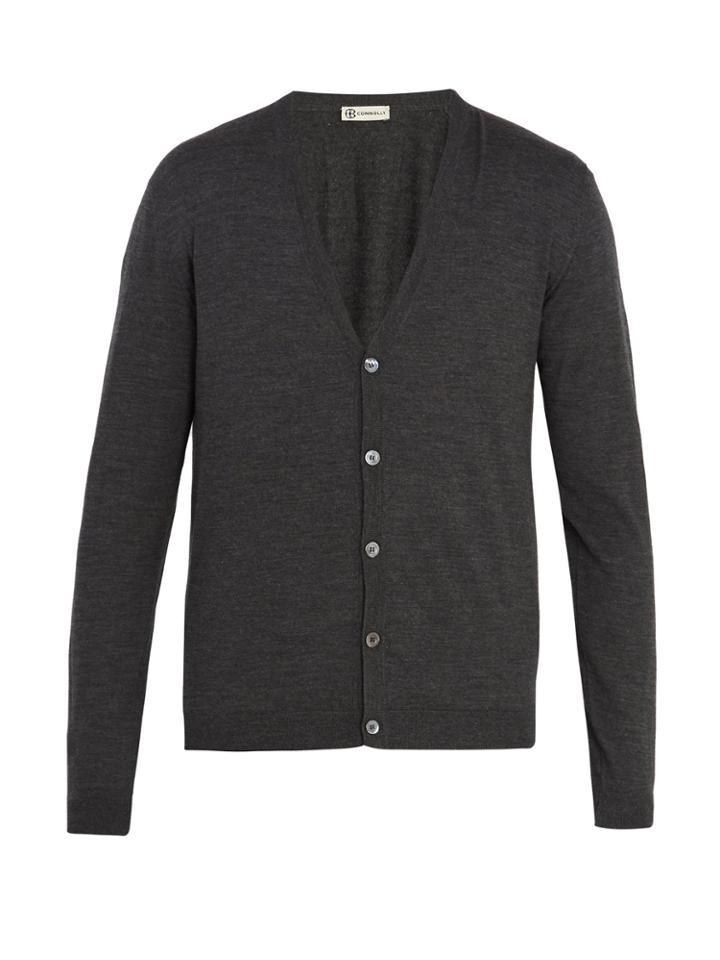 Connolly Zeland V-neck Wool Cardigan