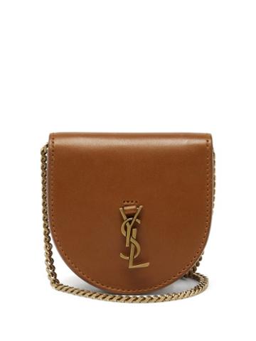 Ladies Bags Saint Laurent - Le K Leather Cross-body Bag - Womens - Tan