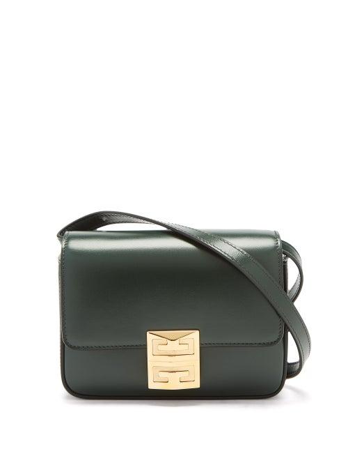 Givenchy - 4g Leather Cross-body Bag - Womens - Dark Green