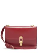 Matchesfashion.com Saint Laurent - Carre Leather Cross-body Bag - Womens - Red